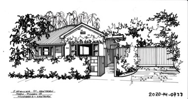 Drawing - Property Illustration, 5 Spencer Street, Hawthorn