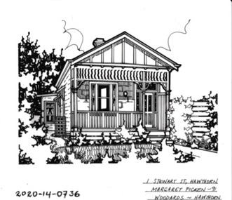 Drawing - Property Illustration, 1 Stewart Street, Hawthorn East
