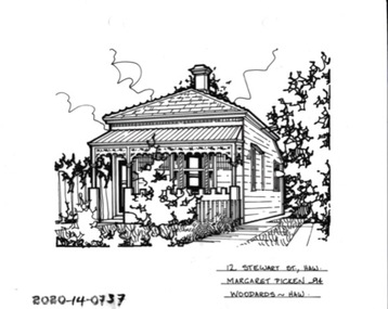 Drawing - Property Illustration, 12 Stewart Street, Hawthorn East