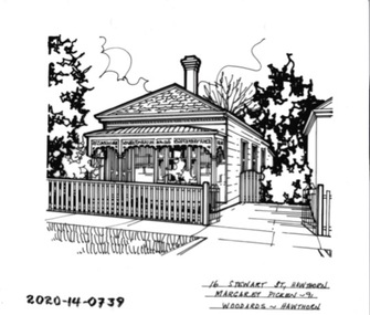 Drawing - Property Illustration, 16 Stewart Street, Hawthorn East