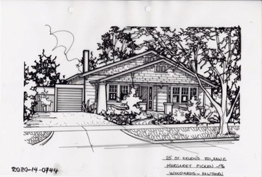 Drawing - Property Illustration, 25 St Helens Road, Hawthorn East