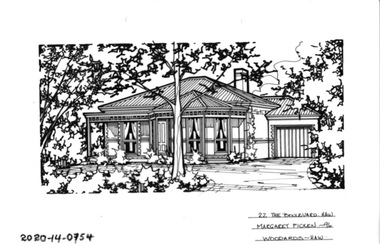 Drawing - Property Illustration, 22 The Boulevard, Hawthorn