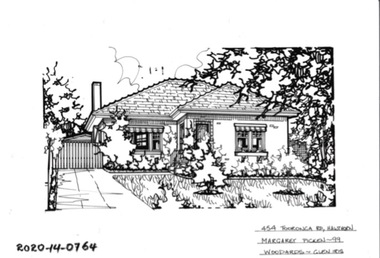 Drawing - Property Illustration, 454 Tooronga Road, Hawthorn East, 1993
