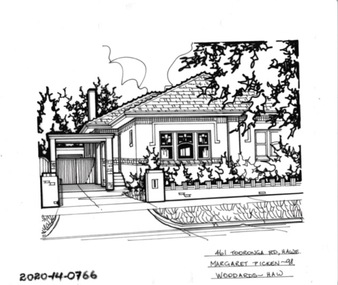 Drawing - Property Illustration, 461 Tooronga Road, Hawthorn East, 1993