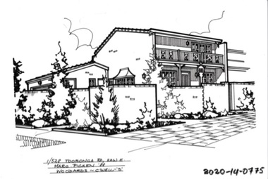 Drawing - Property Illustration, 1/528 Tooronga Road, Hawthorn East, 1993