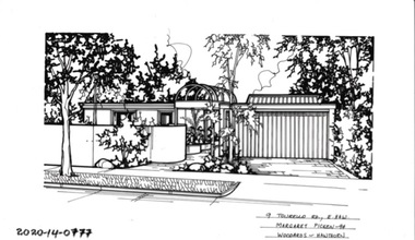 Drawing - Property Illustration, 9 Tourello Road, Hawthorn East