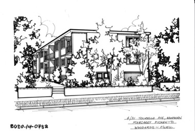 Drawing - Property Illustration, 4/31 Tourello Road, Hawthorn East, 1993