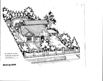 Drawing - Property Illustration, 36 Urquhart Street, Hawthorn, 1993