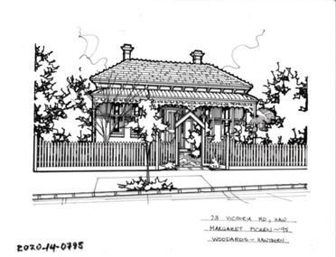 Drawing - Property Illustration, 23 Victoria Road, Hawthorn East