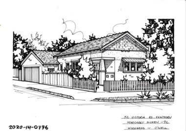 Drawing - Property Illustration, 52 Victoria Road, Hawthorn East, 1993