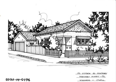Drawing - Property Illustration, 52 Victoria Road, Hawthorn East