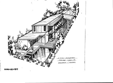 Drawing - Property Illustration, 2 Vivian Grove, Hawthorn, 1993