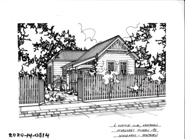 Drawing - Property Illustration, 6 Wattle Road, Hawthorn, 1993