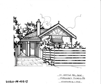 Drawing - Property Illustration, 10 Wattle Road, Hawthorn, 1993