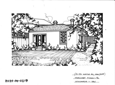 Drawing - Property Illustration, 1/51-53 Wattle Road, Hawthorn
