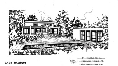 Drawing - Property Illustration, 57 Wattle Road, Hawthorn
