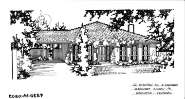 Drawing - Property Illustration, 22 Wiseman Street, Hawthorn East