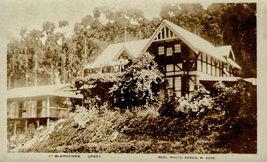 Postcard - Blairgowrie Guesthouse ca. 1920