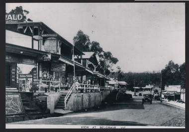 Postcard - View of Belgrave