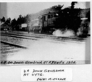 Photograph - Loco 4A Down Gembrooke at Upper Ferntree Gully, M. Clarke