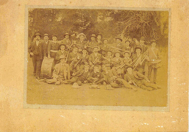 Photograph - Mounted sepia photograph, C. 1900