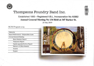 Document - Minutes, 2019 Annual General Meeting Report, 25 July 2019