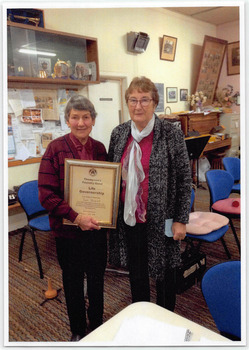 Presentation of Certificate