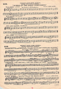 Document - Sheet Music, Boosey & Co Ltd, Hosannah & Selection of other tunes, 1912