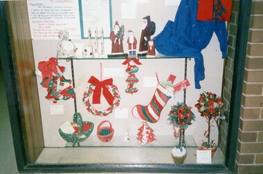 Photograph, Christmas display at the Community House (POCH)