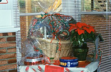 Photograph, Hamper and other prizes at Park Orchards Community House