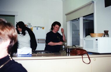 Photograph, Ladies in kitchen at the Park Orchards Community Centre