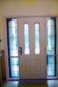 Photograph, Lead-light door at POCH, Unknown date