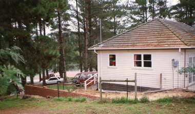 Photograph, Initial footings of the new POCH extension, Circa 1993