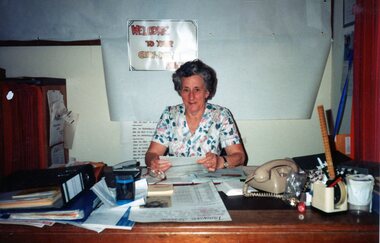 Photograph, Doris McGrath at Park Orchards Community Centre