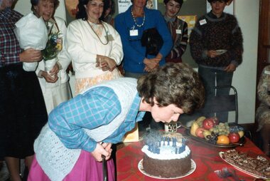 Photograph, Jenny Jackson's birthday at Park Orchards Community Centre, Unknown date