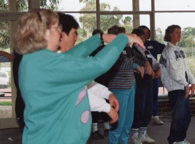Photograph, Exercise class at Park Orchards Community Centre, Unknown date