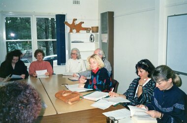 Photograph, Meeting at Park Orchards Community Centre, Unknown date