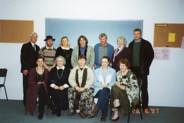 Photograph, Group of people at Park Orchards Community House, 26th June 1997