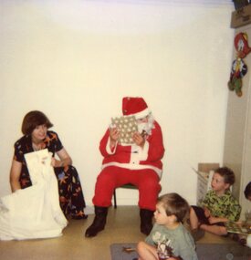 Photograph, Father Christmas at Park Orchards Community House, Unknown date
