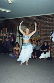 Photograph, Belly-dancer at Park Orchards Community House, 1999