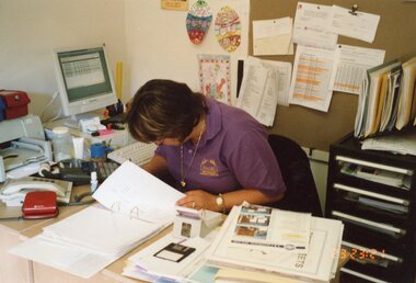 Photograph, Staff member at Park Orchards Community House, Unknown date