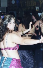 Photograph, Belly dancer at Park Orchards Community House, 1999