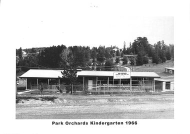 Photograph, Copied photo of Park Orchards Kindergarten in 1966, 1966