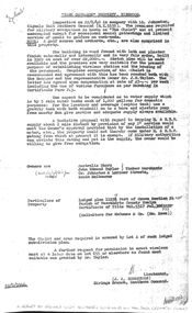 Article - Park Orchards Property Inspection Report 1940 by Military