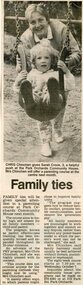 Newspaper, PET program at Park Orchards Community House with instructor Chris Chinchen.  Doncaster and Templestowe News, 1 September 1987