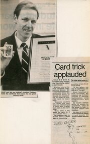 Newspaper, Maths and Memory course at Park Orchards Community House with tutor Jonathon Crabtree.   Doncaster and Templestowe News 30 August 1988