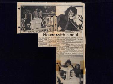 Newspaper, Article about the "spirit" at Park Orchards Community House with the newly-appointed Betty Cole, circa early 1980s