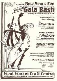 NYE Poster 1990, New Years Eve Gala Poster 1990