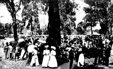 Photograph, The Grantville and Jeetho Agricultural Society's Annual Show: February 1908