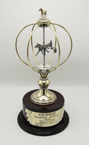 Memorabilia - Silver trophy, Maori's Crown, 1998 Vicbred Super Series Final 2yo trotters